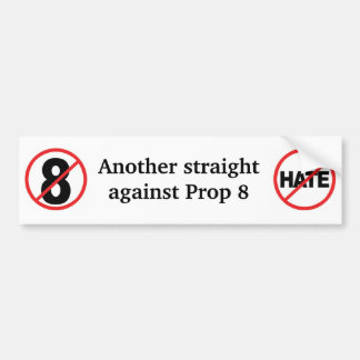 Nog een recht tegen CA Prop 8 Bumpersticker