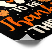 Nog een reden om dankbaar zwangerschap Herfst BA Poster (Hoek)