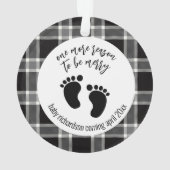 Nog een reden om de aankondiging van een zwangersc ornament (achterkant)