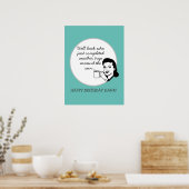 Nog een reis rond de Sun Funny Retro Custom Poster (Keuken)