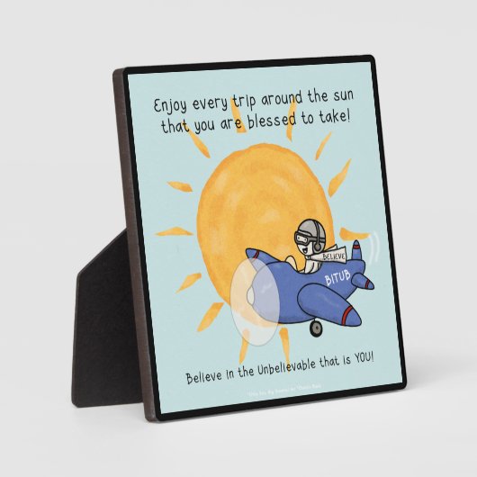 Nog een reis rond de zon fotoplaat (Voorkant)