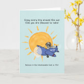 Nog een reis rond de zon kaart (Gele Bloem)