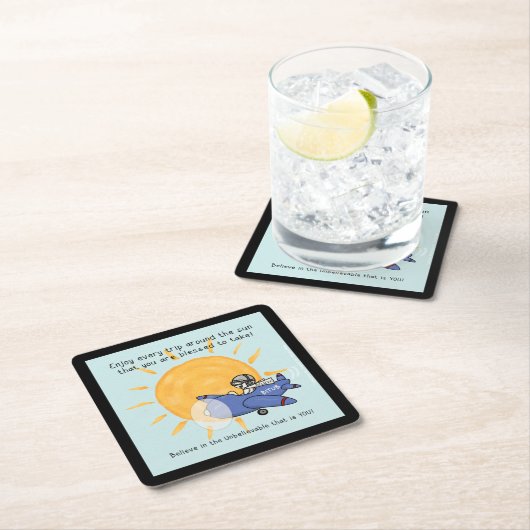 Nog een reis rond de zon kartonnen onderzetters (Insitu)