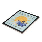 Nog een reis rond de zon tegeltje (Zijkant)