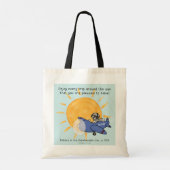 Nog een reis rond de zon tote bag (Achterkant)