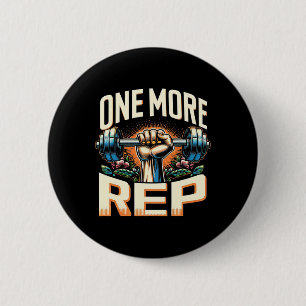 Nog een Rep Barbell Bodybuilding Ronde Button 5,7 Cm