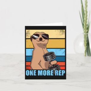 Nog een Rep Gewicht Sport Workout Gym Grappig Body Kaart
