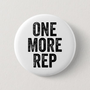 Nog een Rep Gym Gewichtheffer Bodybuilder Ronde Button 5,7 Cm