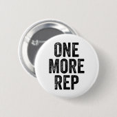 Nog een Rep Gym Gewichtheffer Bodybuilder Ronde Button 5,7 Cm (Voorkant /achterkant)