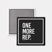 Nog een rep - Gym Humor -.png Magneet (Voorkant / Achterkant)