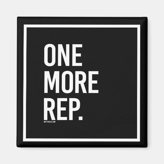 Nog een rep - Gym Humor -.png Magneet (Voorkant)