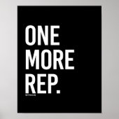 Nog een rep - Gym Humor -.png Poster (Voorkant)