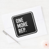 Nog een rep - Gym Humor -.png Vierkante Sticker (Envelop)
