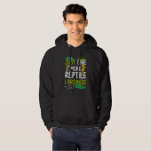 Nog een reptiel dat ik beloof dat Snake Lizard Gec Hoodie (Voorkant volledig)