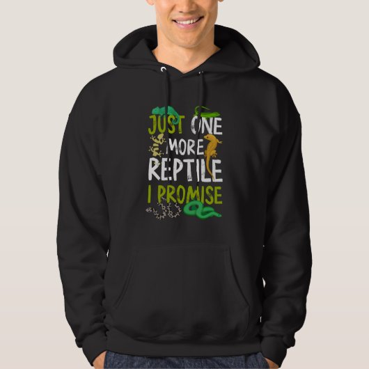 Nog een reptiel dat ik beloof dat Snake Lizard Gec Hoodie (Voorkant)