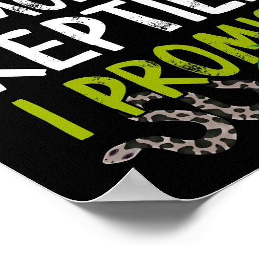 Nog een reptiel dat ik beloof dat Snake Lizard Gec Poster (Hoek)