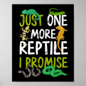 Nog een reptiel dat ik beloof dat Snake Lizard Gec Poster (Voorkant)