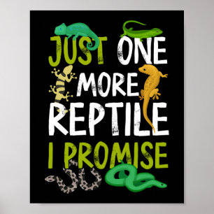 Nog een reptiel dat ik beloof dat Snake Lizard Gec Poster