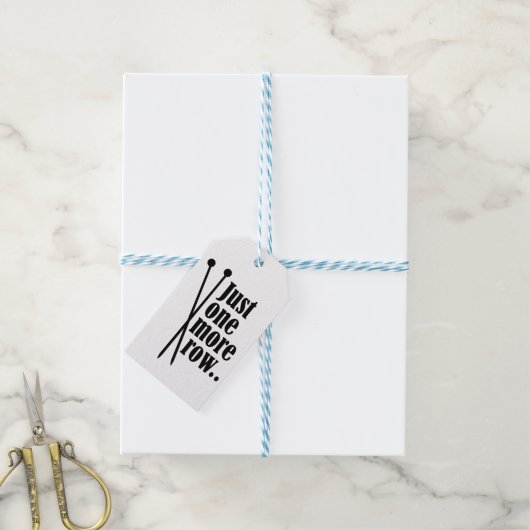 Nog één rij - cadeaulabel (Met Touw)