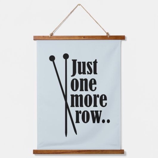 Nog één rij - hangend wandkleed (Voorkant)