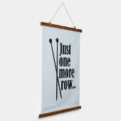 Nog één rij - hangend wandkleed (Gebogen)