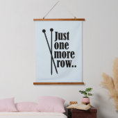 Nog één rij - hangend wandkleed (Slaapkamer)
