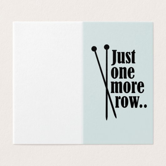 Nog één rij - kaart (Buitenkant ongevouwen)