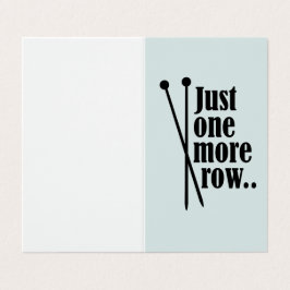 Nog één rij - kaart