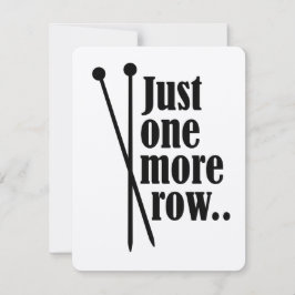 Nog één rij - kaart