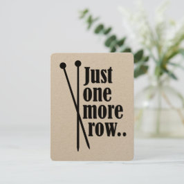Nog één rij - kaart