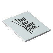 Nog één rij - notitieblok (Schuin)