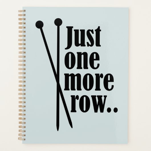 Nog één rij - planner (Voorkant)