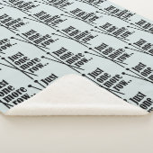 Nog één rij - sherpa deken (3/4)