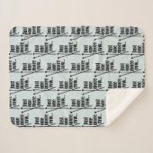 Nog één rij - sherpa deken (Voorkant (horizontaal))