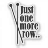Nog één rijtje - vinyl sticker (Voorkant)
