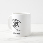 "Nog één run" Koffiemok (Voorkant links)