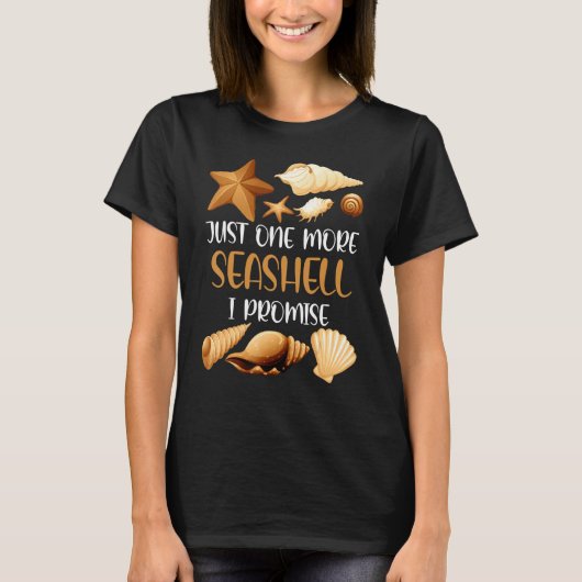 Nog één Seashell ik beloof Beach Summer Tri T-shirt (Voorkant)