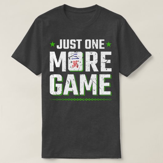 Nog één spel Mahjong Sets Mah Jong T-shirt (Design voorkant)
