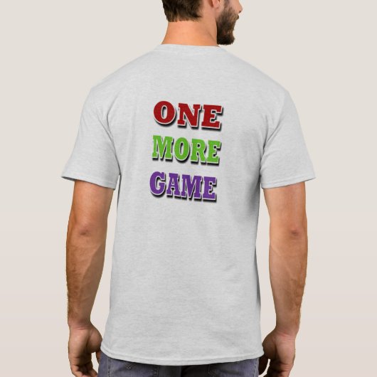 NOG EEN SPEL sport T-shirt (Achterkant)