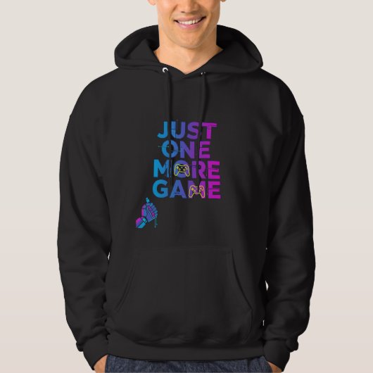 Nog één spelletje hoodie (Voorkant)