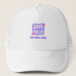 Nog één spelletje, klassieke gamerstijl trucker pet