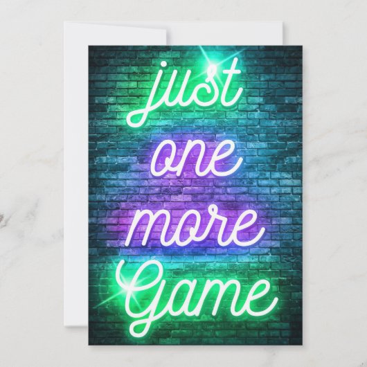 Nog één spelletje spelen bedankkaart (Voorkant)