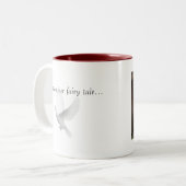 Nog een sprookje... tweekleurige koffiemok (Voorkant links)