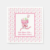 Nog een Tegel… Nog een glaasje Mahjong Drink Grapp Servet (Voorkant)