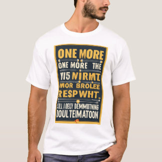 Nog een tip: brandstof voor je vuur t-shirt