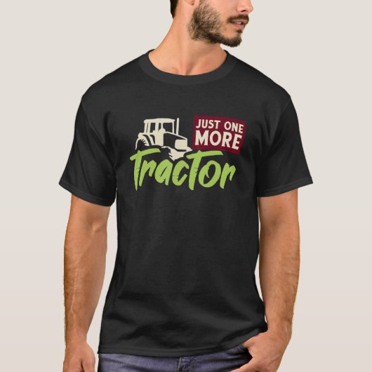 Nog één tractor - boer t-shirt (Voorkant)