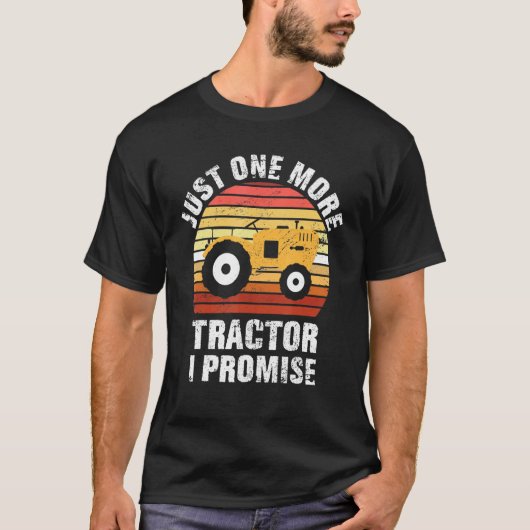 Nog een tractorbelofte Funny Tractor Husban T-shirt (Voorkant)