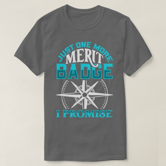 Nog één verdienste badge scouting t-shirt (Design voorkant)
