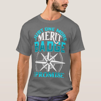 Nog één verdienste badge scouting t-shirt