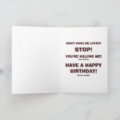 NOG EEN VERJAARDAG?, HOE OUD BEN JE? KAART (Binnen)